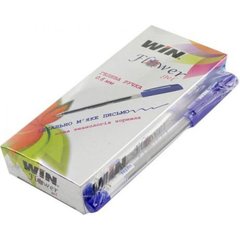 Ручка гелева Win Flower 0,6 мм синя 01190036