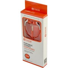 Навушники вакуумні Yison CX330 (гарнітура) orange і mic