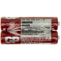 Батарейки GP Power cell черв. 24ER-2S2 R-03/плівка 2шт