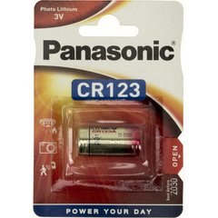 Батарейка Panasonic CR-123/1bl