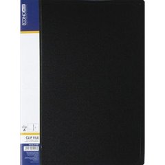 Папка-вуса Economix E31201-01 А4 CLIP A пластикова 2 кармани чорна