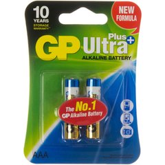 Батарейки GP Ultra Plus 24AUP-U2 LR-03/блістер 2шт
