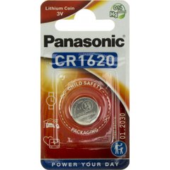 Батарейка Panasonic CR-1620/1bl 3V lithium(12)