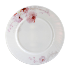Тарілка десерт. склокерам. "Рожева орхідея" 8" №30057-02-61099/S&T/(6)(48)