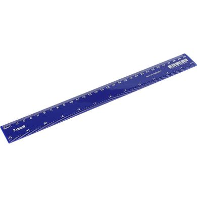 Лінійка пластикова 30 см "Axent" синя (50) №7630-02-А