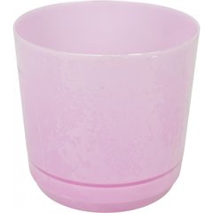 Горщик квітковий пластиковий d160мм-101,v-2,5л рожевий(10)