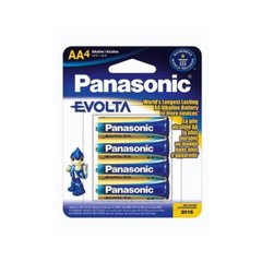Батарейки Panasonic Alkaline Evolta LR-06 / блістер 4 шт (12) (60)