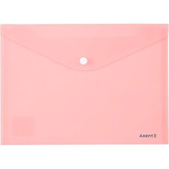 Папка-конверт "Axent" №1522-10-А A5 Pastelini на кнопці, рожева(12)