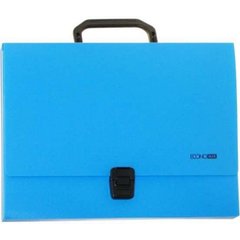 Портфель на застібці Economix E31607-11 А4 пластиковий блакитний