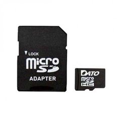 Карта пам`яті 4Gb Micro-SDHC Dato (adapter)class4 №1028/5033