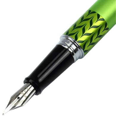 Ручка чорнильна "Pilot" світло-зелений металік, "мармур" №FD-MR3-M-MB-E