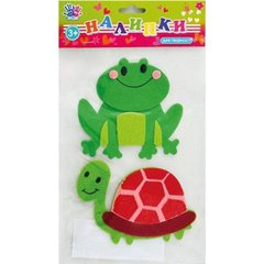 Наклейка для творчості Черепаха і жаба повсть 951231
