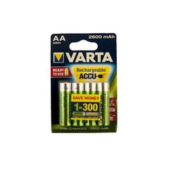 Акумулятори Varta R2 U Ni-Mh (R-06,2600 mAh) / блістер 4 шт