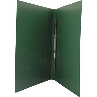 Папка-вуса Economix E31201-04 А4 CLIP A пластикова 2 кишені зелена