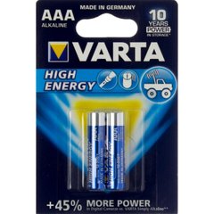 Батарейки Varta high energy/longlife power LR-03/блістер 2шт