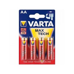 Батарейки Varta maxi tech LR-06 / блистер 4 шт (20) (100)