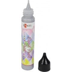 3D-гель "Santi""Liquidpearl gel" №741201 срібний
