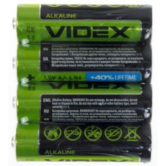 Батарейки Videx LR-03/плівка 4шт
