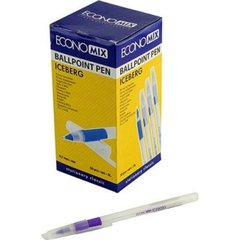 Ручка кулькова масляна Economix Iceberg 0,7 мм фіолетова E10197-12