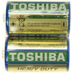 Батарейки Toshiba Heavy Duti R-20/плівка 2шт(10)(100)