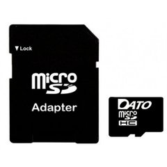 Карта пам`яті 8Gb Micro-SDHC Dato (adapter)class4 №5064
