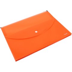 Папка-конверт "Axent" №1430-12 A4 zip-lock,2від.,помаранчева
