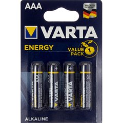 Батарейки Varta energy LR-03/блістер 4шт