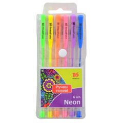 Набір гелевих ручок "Yes" Neon 6 кольорів (10) №411706