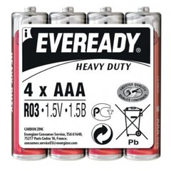 Батарейки Energizer Eveready Heavy Duty R-03/плівка 4шт(15)