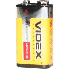 Батарейка Videx 6F22/1 shrink крона