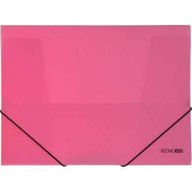 Папка на гумці для документів Economix E31633-09 А4 пластикова рожева