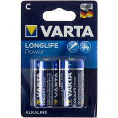 Батарейки Varta high energy/longlife power LR-14/блістер 2шт (10)(100)