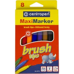 Фломастери Centropen Brush 8773/08 8 кольорів
