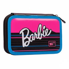 Пенал "Yes" Barbie твердий, подвійн.,чорний/малиновий №533089/HP-01(48)