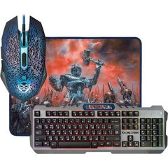 Набір ігровий Defender KillingStorm MKP-013L клавіатура+мишка+килимок