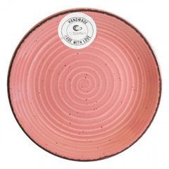 Тарілка десертна керам. "Cesiro Spiral" рожева 20см №D3070S/G139/5913(1)(12)