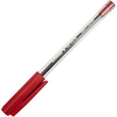 Ручка кулькова Schneider Tops 505M 0,7 мм червона прозорий корпус S150602