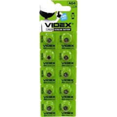 Батарейка Videx AG4/10bl