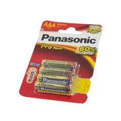 Батарейки Panasonic Pro Power LR-03 / блистер 4 шт (12)