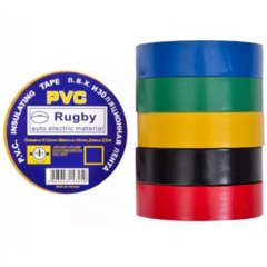 Ізоляційна стрічка "Rugby" 25м асорті(10)(300)