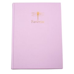 Книга-канц. А4 96арк. кліт. тв. обкл. лам. офс. "Favourite Pastel" рожева №2400-410/Buromax/