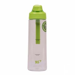 Пляшка для води пластик "Yes" 850мл салатова №707636(10)