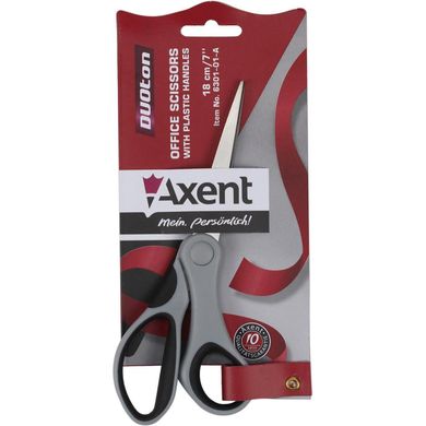 Ножиці офісні Axent Duoton 6301-01 18см