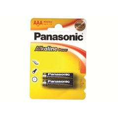 Батарейки Panasonic Alkaline Power LR-03 / блістер 2 шт (12)
