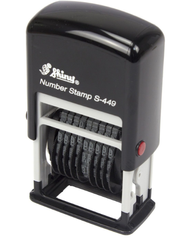 Міні-нумератор 4мм 9-розрядний пластиковий Shiny S-449