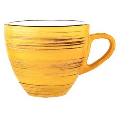 Чашка керам. 110мл "Spiral Yellow" №WL-669434/4342/Wilmax/(6)