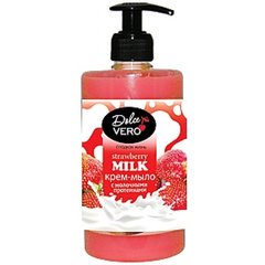 Крем-мило рідке "Dolce Vero" Strawberry Milk 500мл