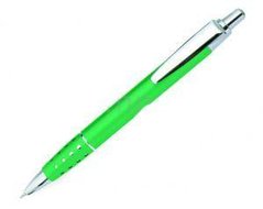 Ручка авт. кульк. "Digno" Polo FCC Green 0,7 мм синя,корпус зелений №1201,в футлярі(1)(10)