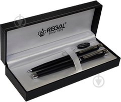 Набір ручок "Regal" R68008.H./L. BF чорна+кулькова