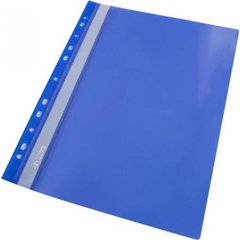 Папка-швидкозшивач 4Office А4 з перфорацією прозорий верх поліпропілен синій 4-240/03040346